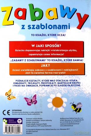 Kształty i kolory. Zabawy z szablonami [KSIĄŻKA]