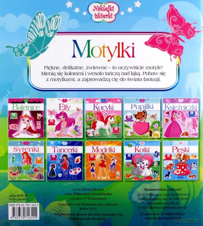 Motylki, naklejki, iskierki - Dorota Skwark [KSIĄŻKA]