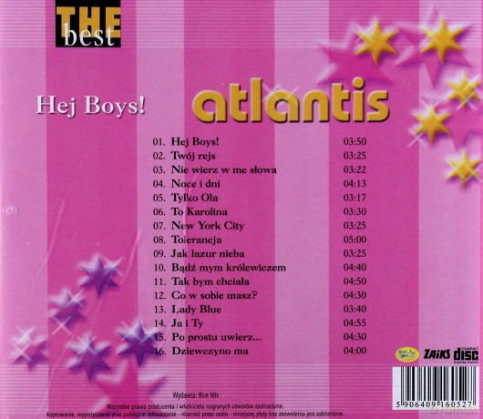 Atlantis: The Best - Hej Boys ! [CD]