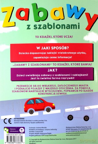 Pojazdy. Zabawy z szablonami [KSIĄŻKA]