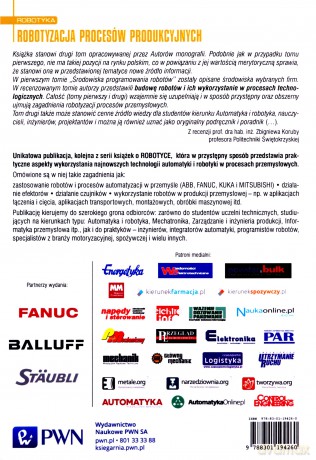 Robotyzacja procesów produkcyjnych - Wojciech Kaczmarek [KSIĄŻKA]