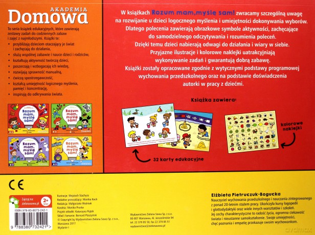 Rozum mam, myślę sam. Zabawy edukacyjne 2-latka [KSIĄŻKA]