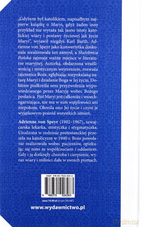 Służebnica pańska - Adrienne Von Speyr [KSIĄŻKA]