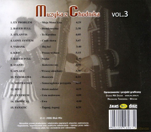 Muzyka z chodnika cz. 3 [CD]