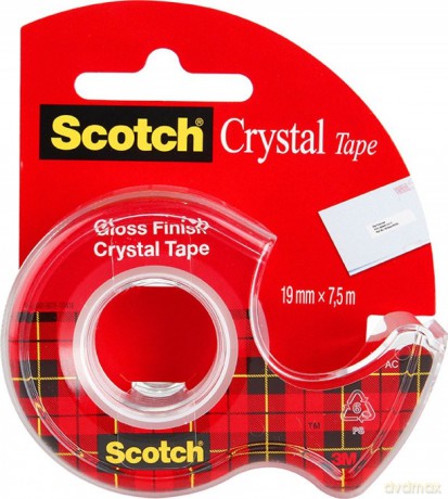 Taśma Schotch crystal 19x7,5 na podajniku