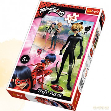 TREFL 100 el. Przygody Ladybud i Cat noir Miraculous (16323) [PUZZLE]