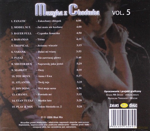 Muzyka z chodnika cz. 5 [CD]