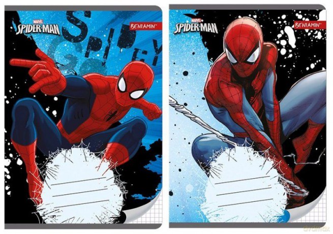 Zeszyt A5 16k kratka Spiderman