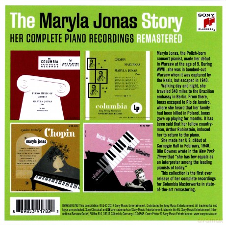 Maryla Jonas: The Maryla Jonas Story - Her Complete Piano Recordings [4CD]