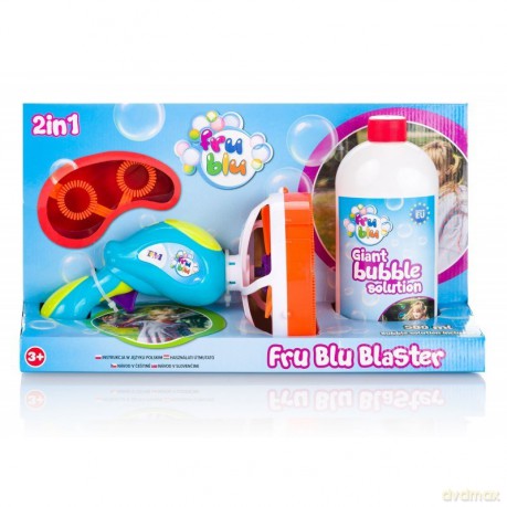 FRU BLU Zestaw miotacz baniek + płyn 0,5 l