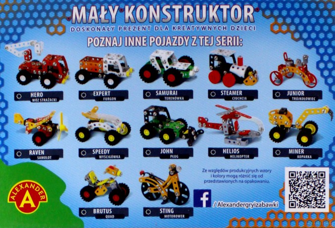 Mały Konstruktor Hero Wóz Strażacki