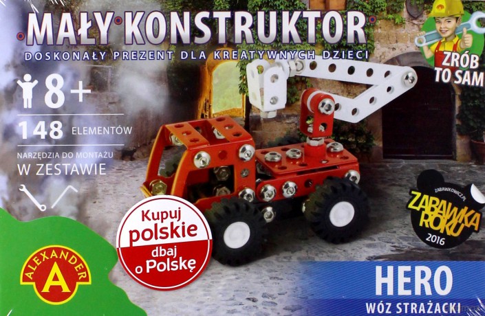 Mały Konstruktor Hero Wóz Strażacki