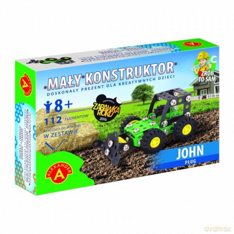 Mały Konstruktor John Pług