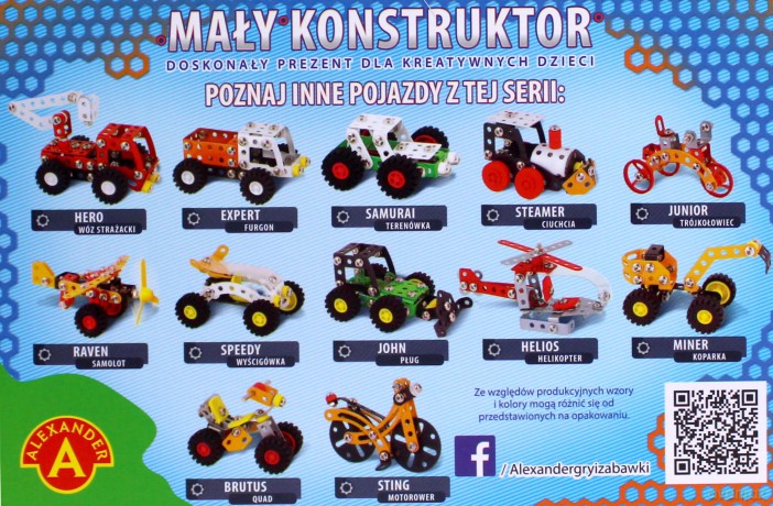 Mały Konstruktor Raven Samolot