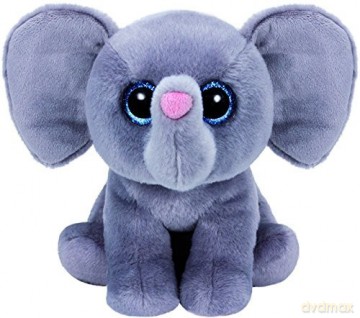 TY Beanie Babies Whopper - Szary słoń, 24 cm