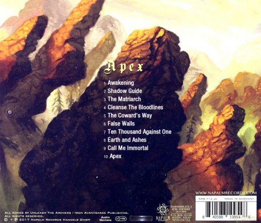Unleash The Archers: Apex [CD]