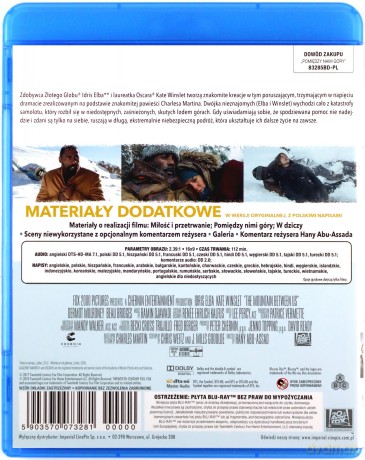 Pomiędzy nami góry [Blu-Ray]