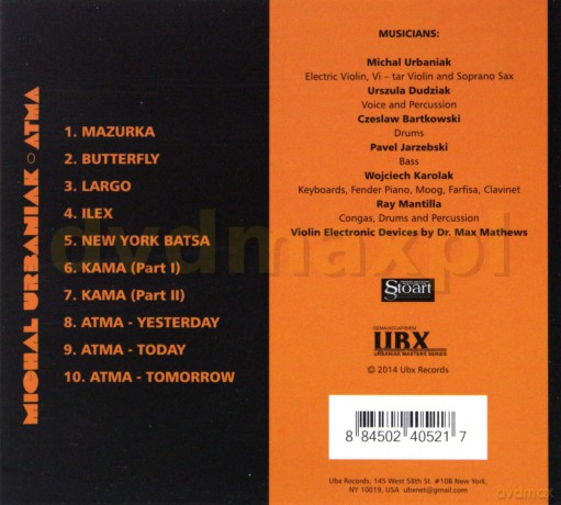 Michał Urbaniak: ATMA (Special Edition) [CD]
