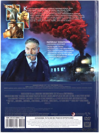 Morderstwo w Orient Expresie (booklet) [DVD]