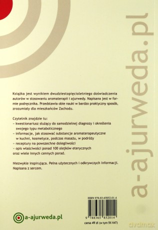 Ajurweda i aromaterapia - Light Miller, Bryan Miller [KSIĄŻKA]