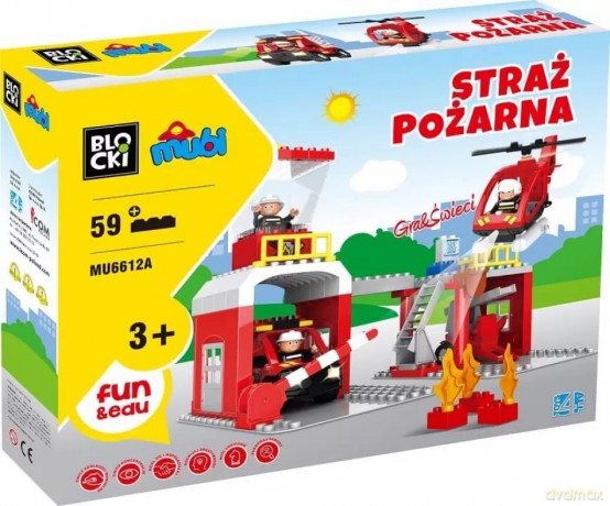 Blocki Mubi Straż Pożarna 59 el. [KLOCKI]