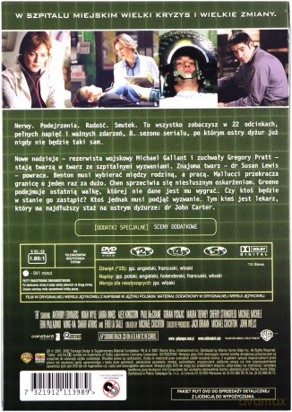 Ostry dyżur sezon 8 [3DVD]