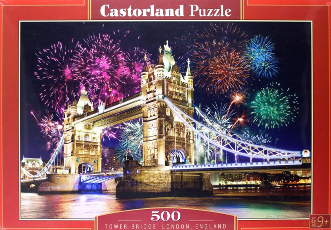CASTOR 500 el. Anglia most Tower Bridge, England [PUZZLE]