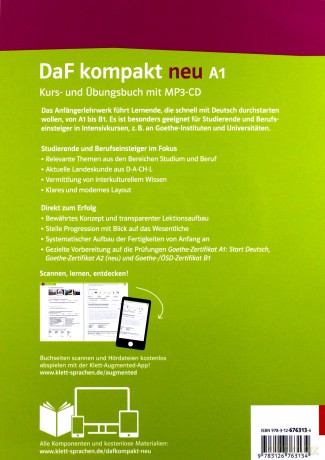 DaF Kompakt Neu A1 Kurs- und Ubungsbuch [KSIĄŻKA]