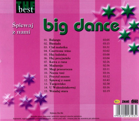 Big Dance: The Best - Śpiewaj Z Nami [CD]