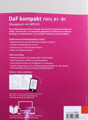 DaF Kompakt Neu A1-B1 Ubungsbuch [KSIĄŻKA]