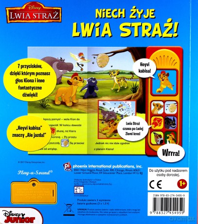 Disney Junior Lwia Straż. Niech żyje Lwia Straż! [KSIĄŻKA]