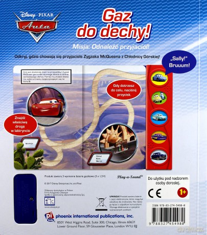 Disney Pixar Auta. Gaz do dechy! [KSIĄŻKA]