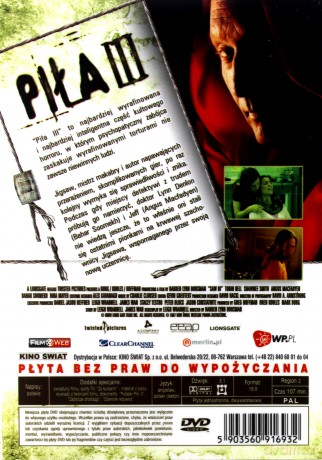 Piła 3 [DVD]