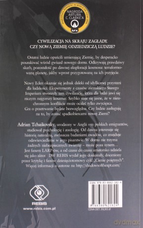 Dzieci czasu - Adrian Tchaikovsky [KSIĄŻKA]