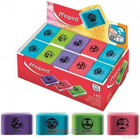 Gumka Essentials soft color mix (40 szt)