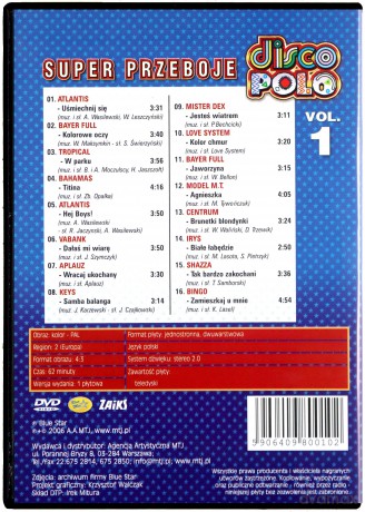 Różni Wykonawcy: Super Przeboje 1 [DVD]