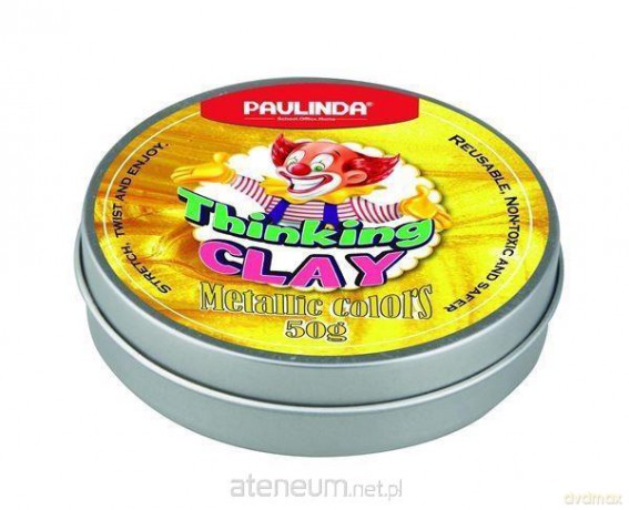 Inteligentna plastelina 50 g metaliczna