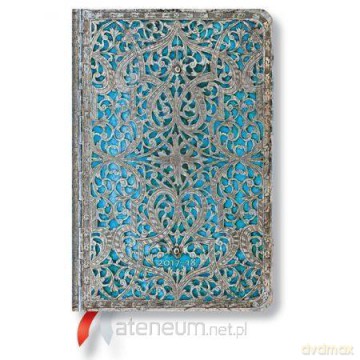 Kalendarz książkowy mini 2017 - 2018 Maya Blue
