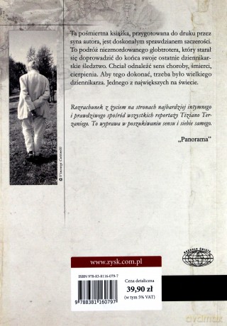 Koniec jest moim początkiem - Tiziano Terzani [KSIĄŻKA]