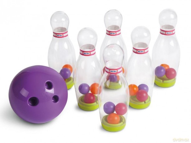 Kręgle Clearly Sports Bowling różowe