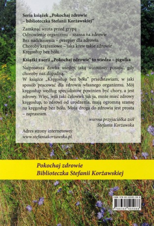 Kręgosłup bez bólu - Stefania Korżawska [KSIĄŻKA]