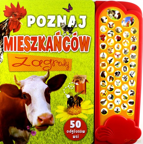 Książeczka dźwiękowa. Poznaj mieszkańców zagrody [KSIĄŻKA]