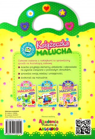 Książeczka malucha. Pierwsze zabawy z naklejkami [KSIĄŻKA]