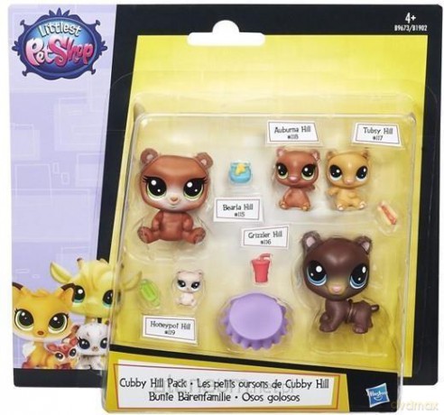 Littlest Pet Shop Rodzina Zwierzaków Misie [FIGURKA]