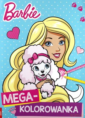 Megakolorowanka. Barbie [KSIĄŻKA]