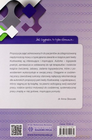 Mówię płynnie Ćwiczenia do terapii jąkania - Iweta Kozłowska [KSIĄŻKA]