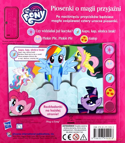 My Little Pony. Piosenki o magii i przyjaźni [KSIĄŻKA]