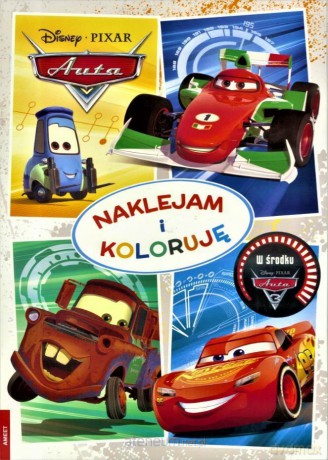 Naklejam i koloruję. Auta 3 (Disney) [KSIĄŻKA]
