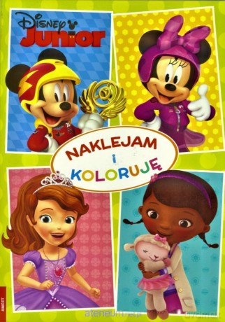 Naklejam i koloruję. Disney Junior [KSIĄŻKA]
