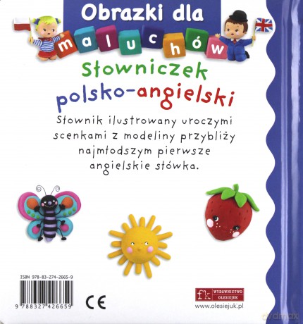Obrazki dla maluchów. Słowniczek polsko-angielski - Emilie Beaumont, Nathalie Belineau [KSIĄŻKA]
